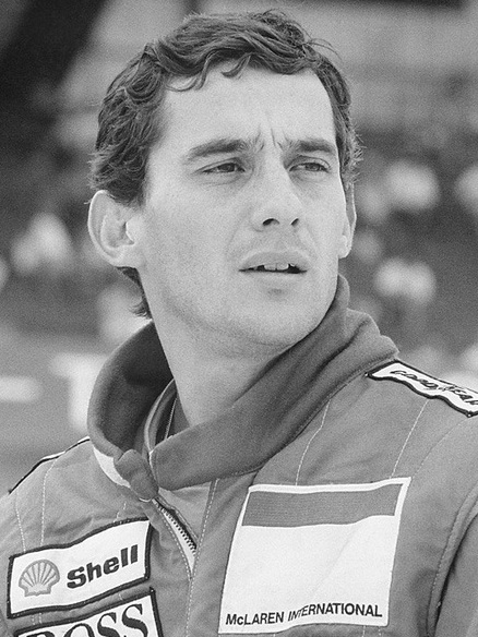 Retrato de Ayrton Senna